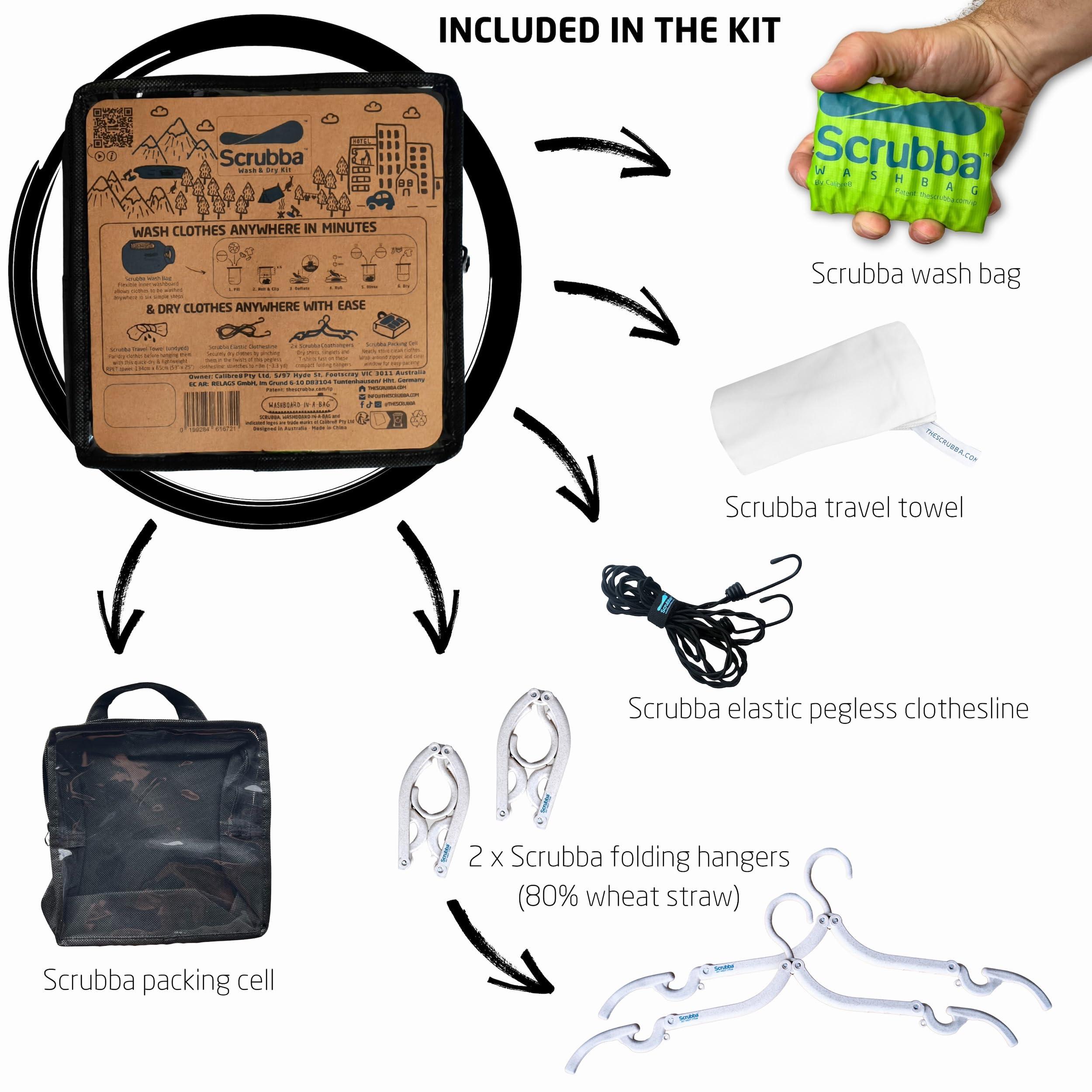 Amazon.co.jp: Scrubba Washbag スクラバウォッシュバッグ アウトドア